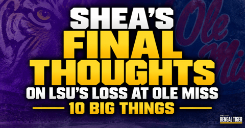 Shea's Take: LSU has real problems to fix after Ole Miss loss